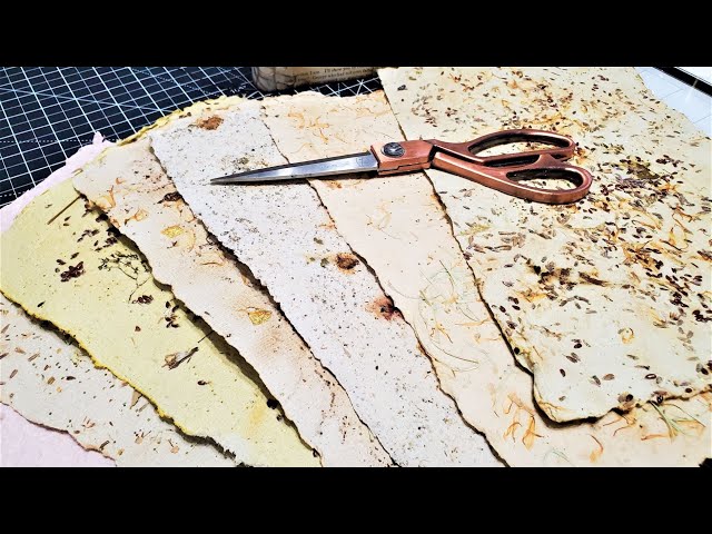 How to Make Handmade Paper! Easy Step by Step Tutorial for Beginners! The Paper Outpost! :)