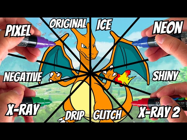 Charizard in 10 Art Styles: Hitting 500K Subscribers with Flaming Creativity! 🔥🎨