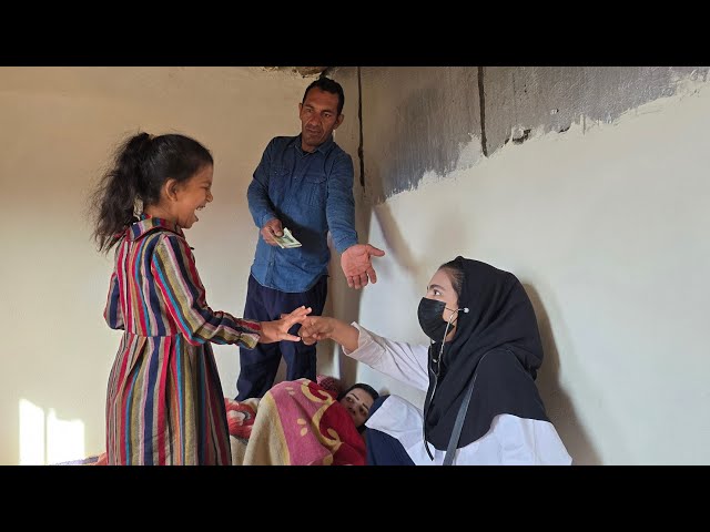 Doctor's arrival by Qurban: To treat Amina's cold