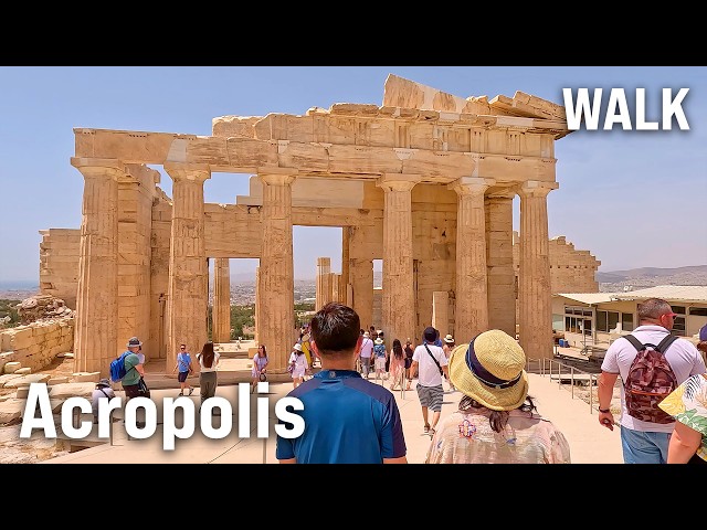 ACROPOLIS of Athens Walking Tour | Parthenon, GREECE City Walk with Captions [4K/60fps]