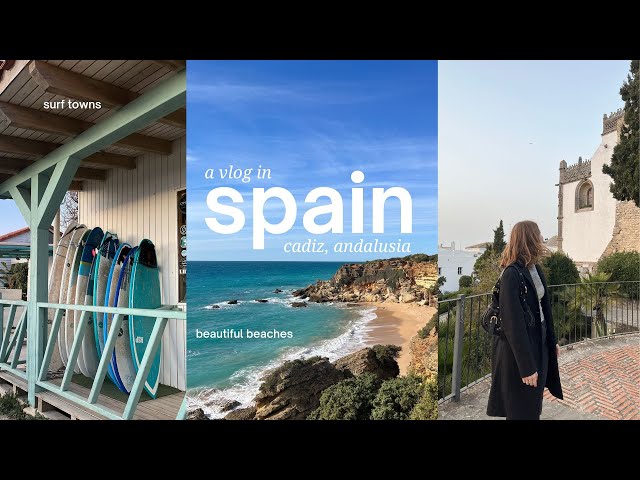 a day with me in cadiz, spain | beach, surf towns and good food 🌊