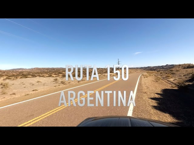 Scenic Drives on Ruta 150 4K | Carreteras Panorámicas en la Ruta 150 4K: Winding Roads of Argentina