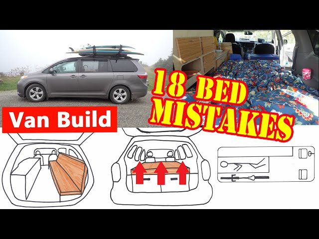 Bed design mistakes (van conversion)