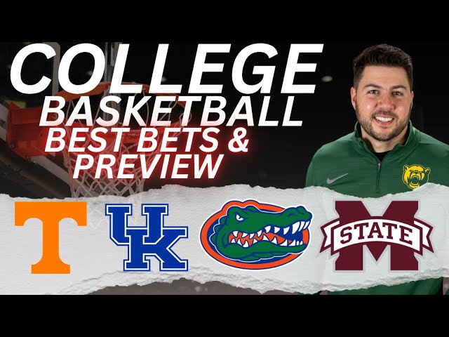 College Basketball Picks | Tennessee vs Kentucky | Florida vs Mississippi State | CBB Picks 2/11/25