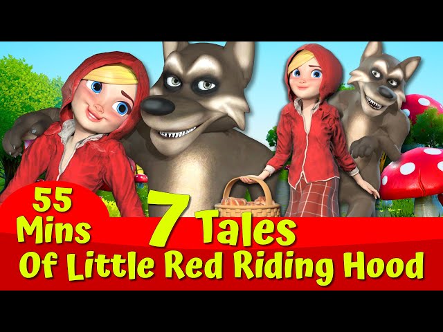 🔴Little Red Riding Hood & The Big Bad Wolf 🔴🐺I Seven Tales I Animated Fairytales🌟