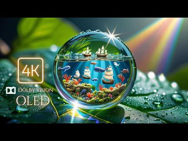 Ocean Fish Color Test 8K Ultra HD120Fps OLED HDR Dolby Vision Scenic Relaxing Flim,Music