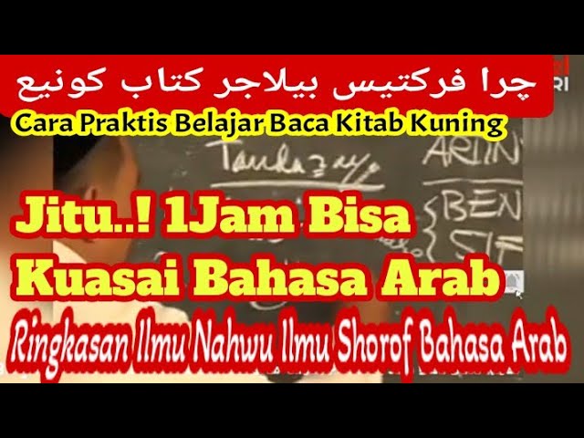 NGAJI MANING I Cara Praktis Belajar Baca Kitab Kuning Untuk Pemula I Ilmu Nahwu Shorof I Muda Tepat