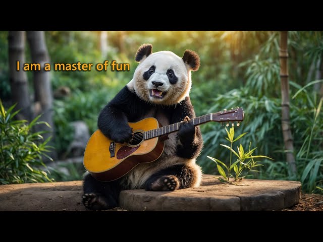 🐼I am a master of fun.#fun kids song #songs for kids #funny#cute