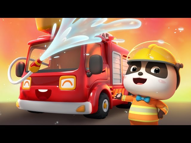 Baby Panda's Rescue Mission | Firefighter Rescue Team | Best Job Songs for Kids | BabyBus