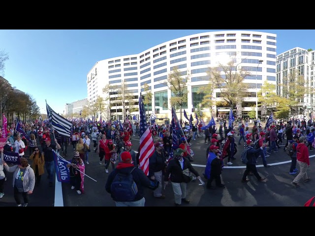 360° March for Trump ~ Stop the Steal ~ November 14, 2020 (Million MAGA March)