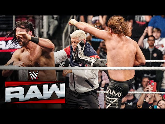 Sami Zayn accidentally hits Cody Rhodes with a Helluva Kick: Raw highlights, Jan. 27, 2025