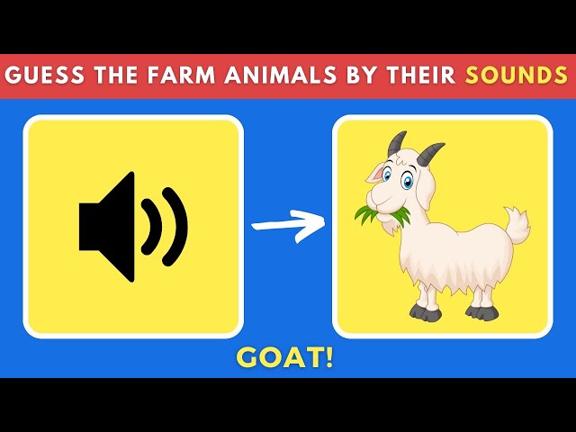 Guess the Farm Animals by Their Sounds | Fun Quiz for Kids | Yo-Yo Kids