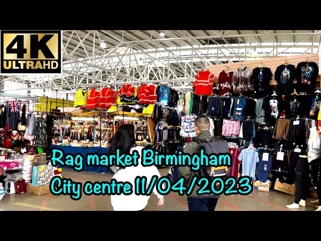 Driving to Birmingham city centre & walking around rag market