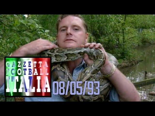 Gazza's Snake! & ALL the Goals 8th May 1993 FULL Highlights | Gazzetta Football Italia Rewind