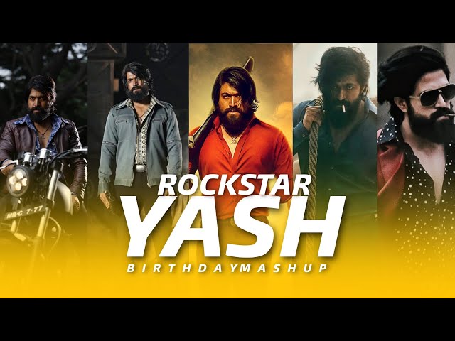 Rocking Star Yash Birthday Mashup|WhatsApp Status|Mr.B Creations