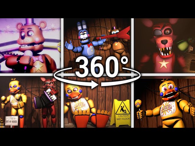 360°| ROCKSTAR COMPILATION!! - Five Nights at Freddy's [SFM] (VR Compatible)