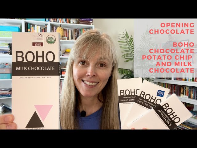 Opening Boho Chocolate - Milk Chocolate with Potato Chips