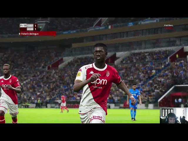 Empoli FC vs AS Monaco FC  1-1 2025 |  | PES Game Simulation