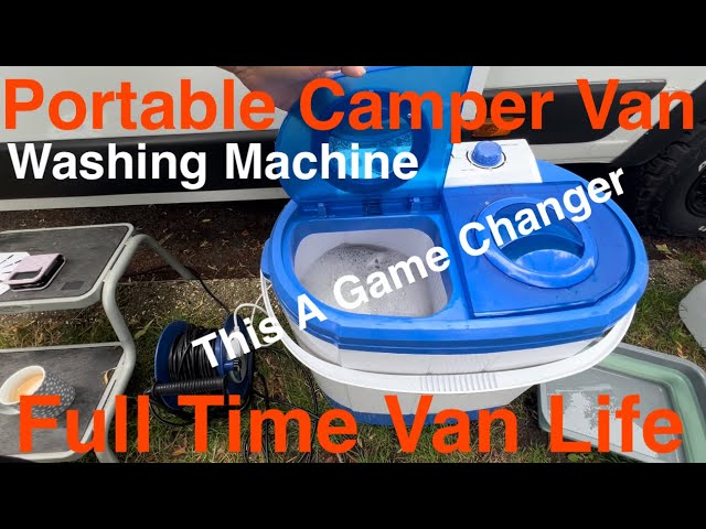 Tried & Tested Portable Washing Machine Full Time Van Life