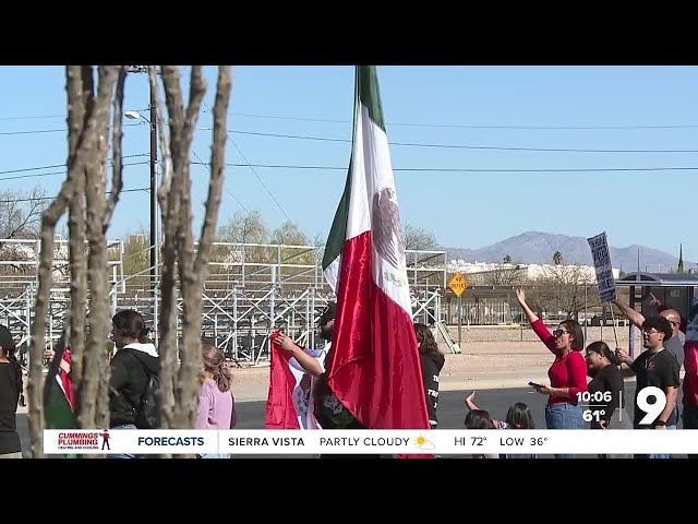 Protest against immigration policies