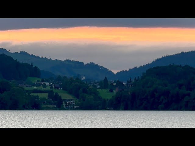 Breathtaking Sunset Over Lucerne, Switzerland 2024! 🌅🇨🇭