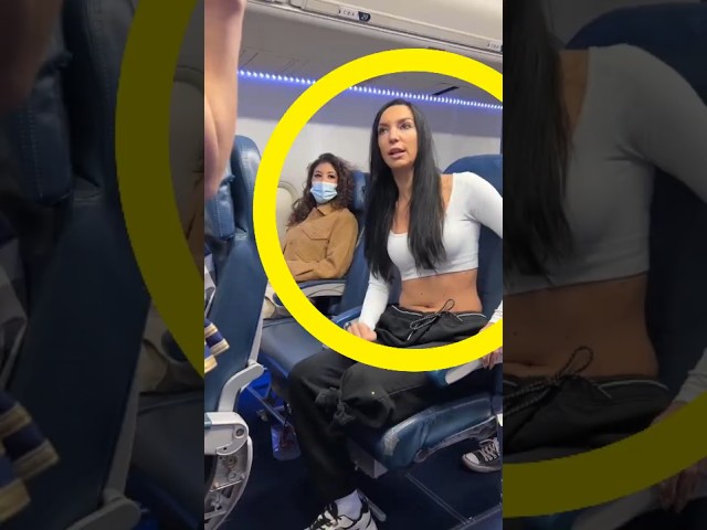 Flight attendant disrespect the handicapped woman #shorts