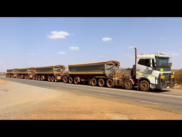 Road Trains and Trucks in Outback Australia