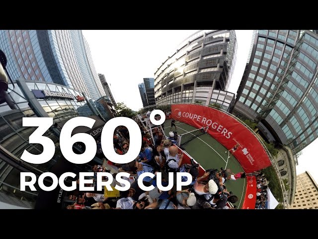 Coupe Rogers Cup 2016 Experience 360 video Eugenie Bouchard