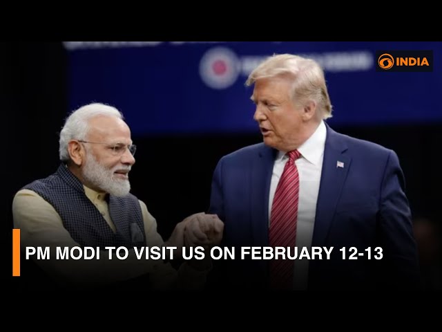 PM Modi to visit US on February 12-13 & more updates | 9 PM IST | DD India NewsHour