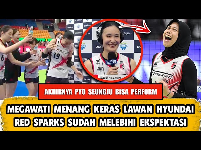 REVIEW KEMENANGAN RED SPARKS VS HYUNDAI, DETAIL STATISTIK MEGAWATI DAN PYO SEUNGJU