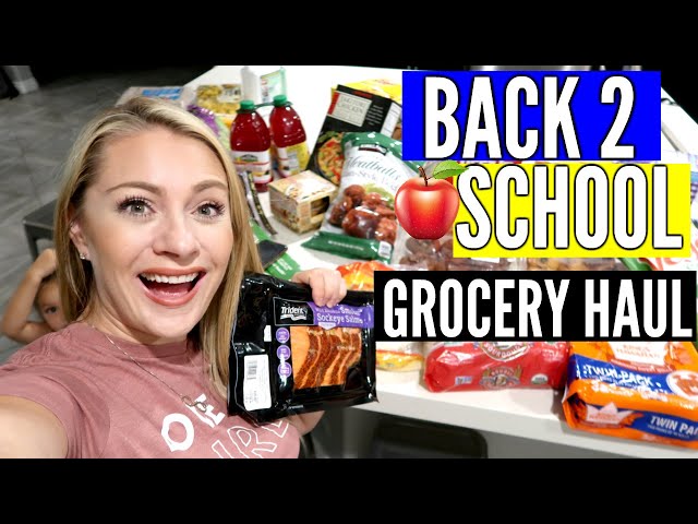 BACK TO SCHOOL GROCERY HAUL 2020 // LARGE FAMILY COSTCO GROCERY HAUL AUGUST 2020 // MOM OF 5