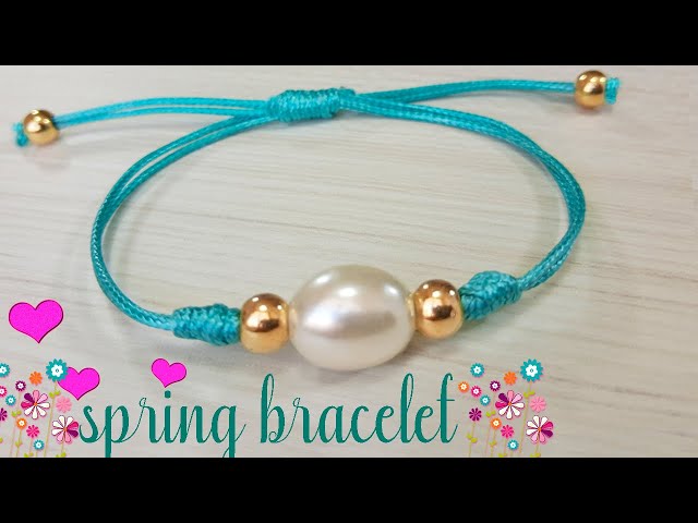 👍✔COMO HACER ESTA PULSERA  DOBLE HILO  SUPER FÁCIL💜