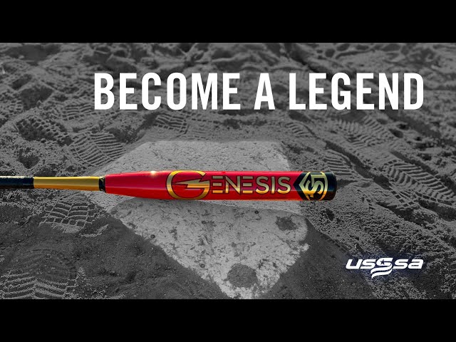 2024 Louisville Slugger Genesis 2Pc Balance Red-Gold USSSA - Launch