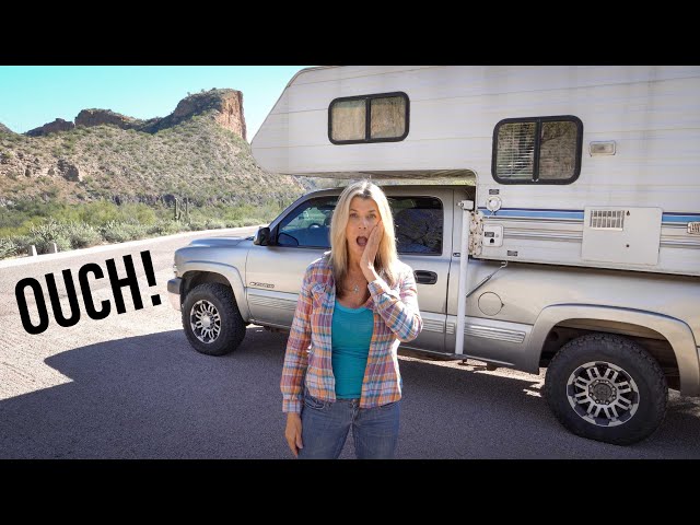 This was PAINFUL! | SOLO TRUCK CAMPER LIFE