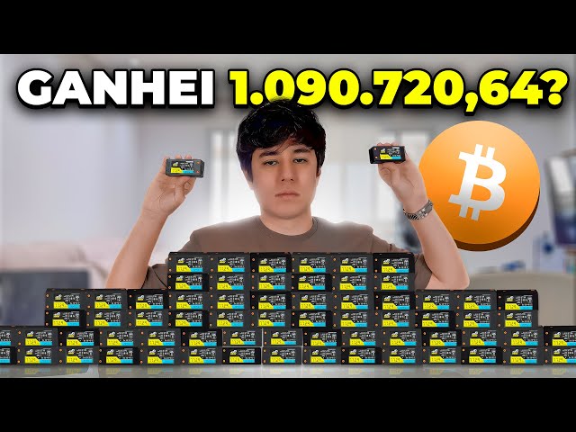 MINEREI BITCOIN COM 20 PLAQUINHAS POR UMA SEMANA!