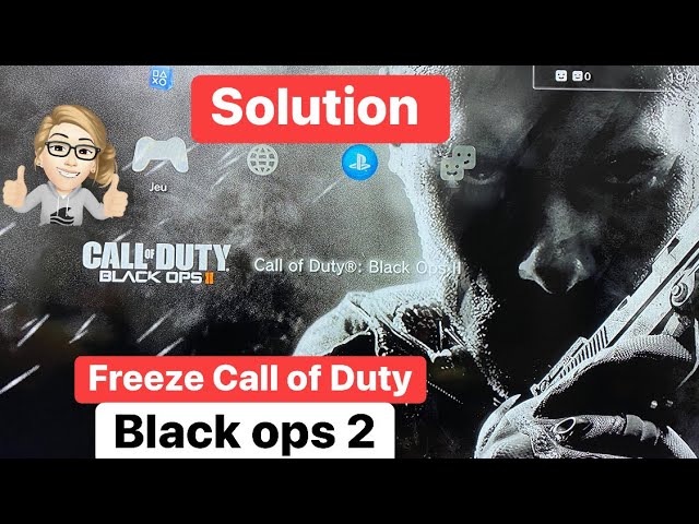 Solution du problème Écran noir sur call of duty black ops 2 ps3