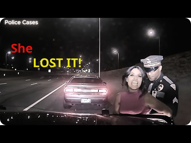 Woman Goes Crazy After DWI Arrest at 114 MPH!