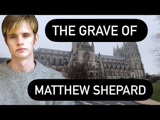 The Grave of Matthew Shepard AND Helen Keller at Washington National Cathedral