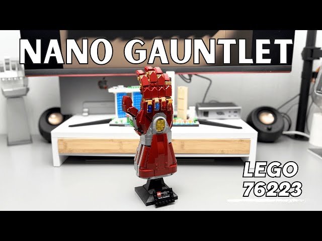 LEGO LEGO Marvel 76223 The Infinity Saga Iron Man Nano Gauntlet - Speed Build & Review