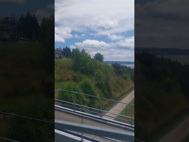 So many people waiting in line for the luge, skyline Rotorua - New Zealand