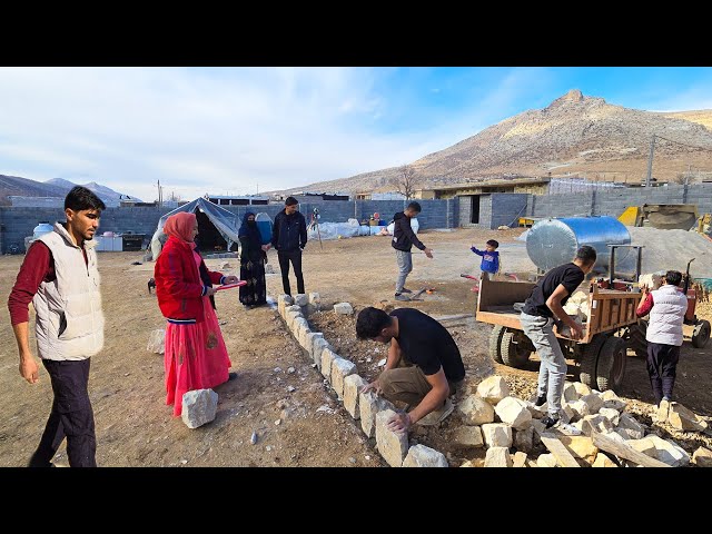 🧱🧑‍🎓"Building Beautiful Stone Patio: Amir's Family Farewell to Hassan"