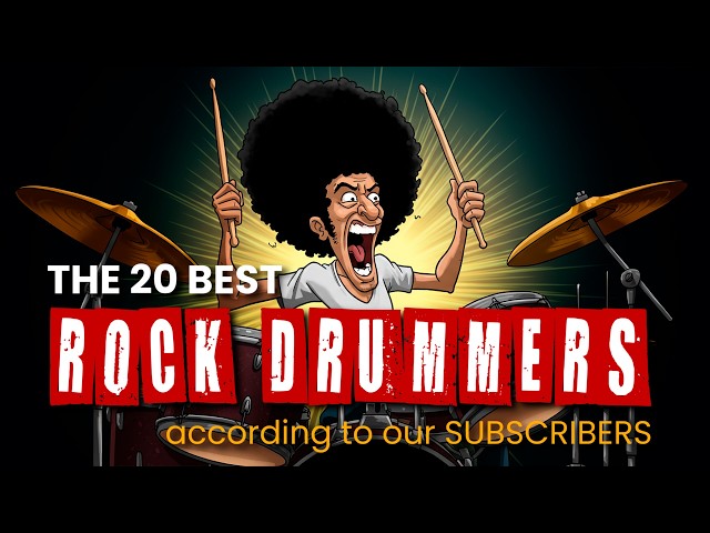 The 20 Best Rock Drummers According to Our Subscribers🥁 | #rockdrums #top20