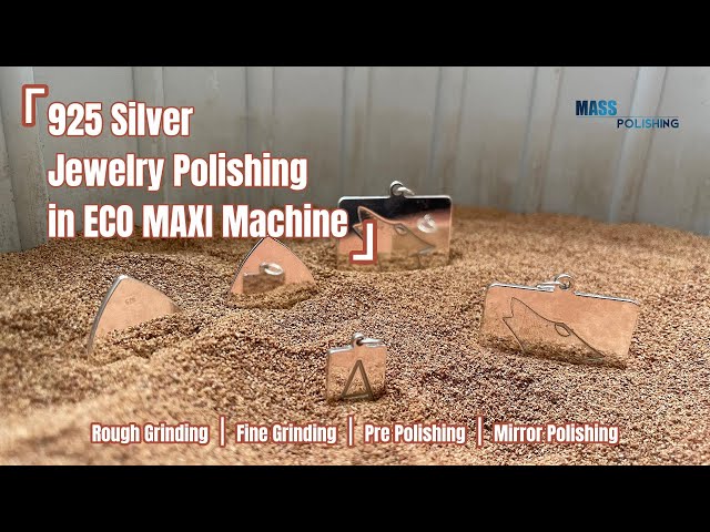 How to Polish 925 Silver Jewelry in 3 in 1 Centrifugal Disc Finishing Machine