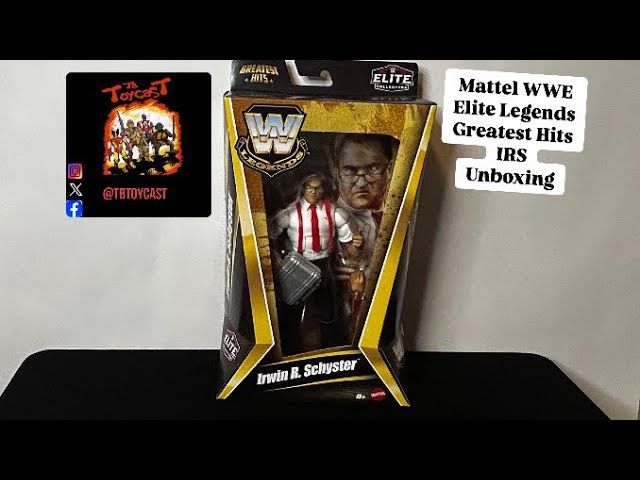 Mattel WWE Elite Legends Greatest Hits IRS Unboxing