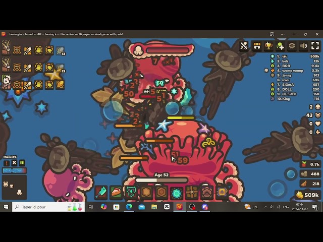 Taming.io oryx lvl 60