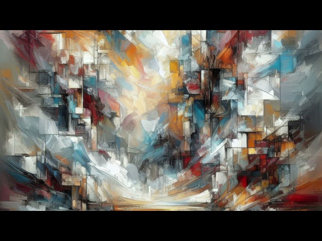 Abstract Paintings Screensaver - Impressionism Art for TV - Slight Movement, 10 Hours, No Sound