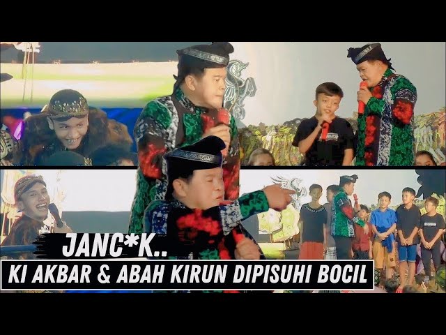 (COK) Ki Akbar & Abah Kirun Gulung-Kuming Dipisuhi Bocil. Limbukan Lucu Dalang&Dagelan Digarap Bocil