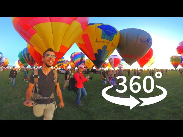 Visit The Albuquerque Balloon Fiesta 2021 in 360 Virtual Reality