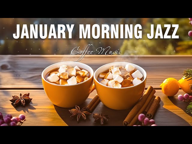 January Morning Jazz ☕ Happy Winter Coffee Music & Bossa Nova instrumental for Relax, Work, Study