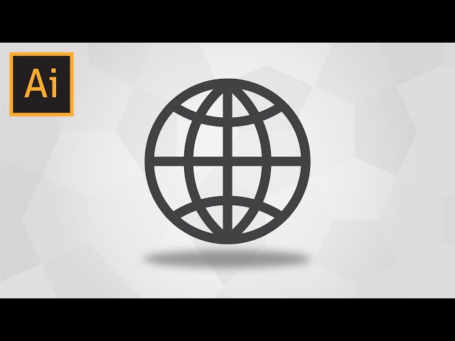 How To Draw A Globe Icon In Adobe Illustrator